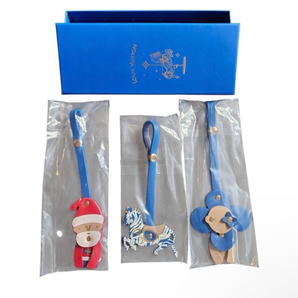 Louis Vuitton Bag Charms NEW SET OF 3